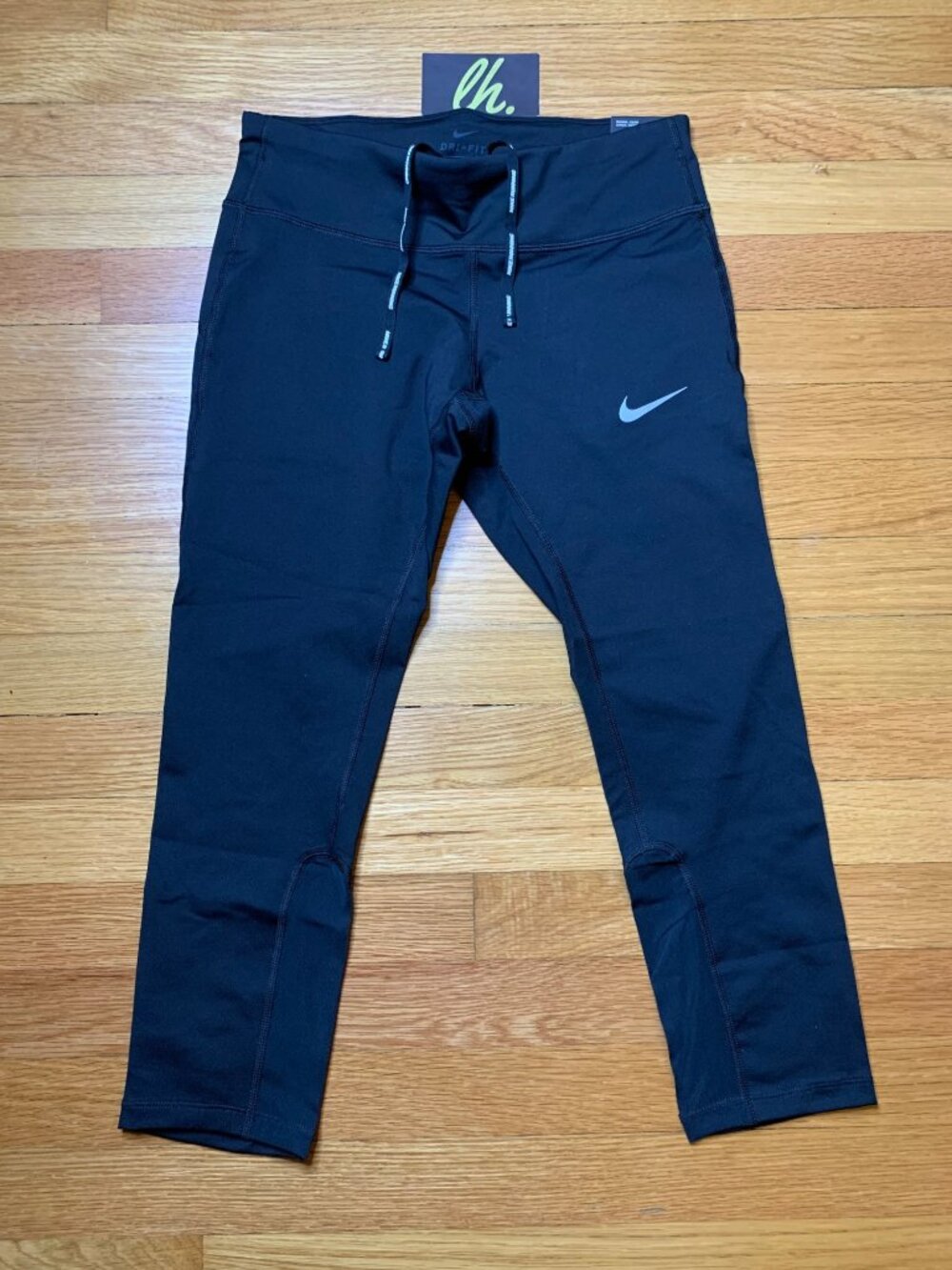 Women’s Small Nike Power Epic Run Cropped Tight Fit Leggings 938602-010